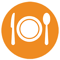 Occupational Therapy - dinner plate icon